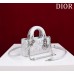 Dior Lady D-Joy super mini 16.5*10*6cm white