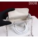 Dior Lady D-Joy super mini 16.5*10*6cm white