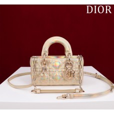 Dior Lady D-Joy super mini 16.5*10*6cm gold