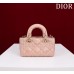 Dior Lady D-Joy super mini 16.5*10*6cm pink