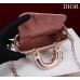 Dior Lady D-Joy super mini 16.5*10*6cm pink