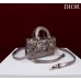 Dior Lady D-Joy super mini 16.5*10*6cm grey