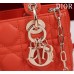 Dior Lady D-Joy super mini 16.5*10*6cm red