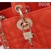 Dior Lady D-Joy super mini 16.5*10*6cm red