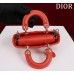 Dior Lady D-Joy super mini 16.5*10*6cm red