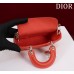 Dior Lady D-Joy super mini 16.5*10*6cm red