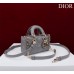 Dior Lady D-Joy super mini 16.5*10*6cm grey