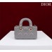 Dior Lady D-Joy super mini 16.5*10*6cm grey