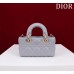 Dior Lady D-Joy super mini 16.5*10*6cm grey