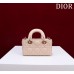 Dior Lady D-Joy super mini 16.5*10*6cm pink