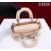 Dior Lady D-Joy super mini 16.5*10*6cm pink