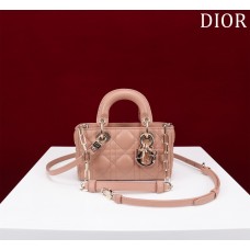 Dior Lady D-Joy super mini 16.5*10*6cm pink