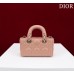 Dior Lady D-Joy super mini 16.5*10*6cm pink