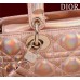 Dior Lady D-Joy lambskin pink 22.5*12*6cm medium