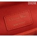 Dior Lady D-Joy lambskin red 22.5*12*6cm medium