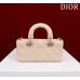 Dior Lady D-Joy lambskin pink 22.5*12*6cm medium