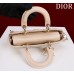 Dior Lady D-Joy lambskin pink 22.5*12*6cm medium