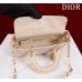 Dior Lady D-Joy lambskin pink 22.5*12*6cm medium