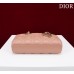 Dior Lady D-Joy lambskin pink 22.5*12*6cm medium