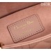 Dior Lady D-Joy lambskin pink 22.5*12*6cm medium