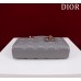 Dior Lady D-Joy lambskin grey 22.5*12*6cm medium