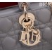 Dior Lady D-Joy lambskin grey 22.5*12*6cm medium