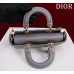 Dior Lady D-Joy lambskin grey 22.5*12*6cm medium