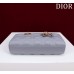 Dior Lady D-Joy lambskin grey 22.5*12*6cm medium