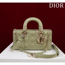 Dior Lady D-Joy lambskin green 26 x 13.5 x 5cm 