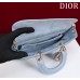 Dior Lady D-Joy lambskin blue 26 x 13.5 x 5cm 