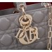 Dior Lady D-Joy lambskin grey 26 x 13.5 x 5cm 