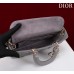 Dior Lady D-Joy lambskin grey 26 x 13.5 x 5cm 