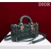 Dior Lady D-Joy lambskin green 26 x 13.5 x 5cm 