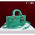 Dior Lady D-Joy lambskin green 26 x 13.5 x 5cm 