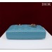 Dior Lady D-Joy lambskin blue 26 x 13.5 x 5cm 