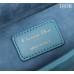 Dior Lady D-Joy lambskin blue 26 x 13.5 x 5cm 