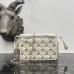 Dior Lady Dior Milly mini lambskin 19 x 13 x 5cm whtie