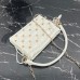 Dior Lady Dior Milly mini lambskin 19 x 13 x 5cm whtie