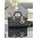 Dior Lady D-Joy 26*13.5*5cm lambskin black