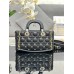 Dior Lady D-Joy 26*13.5*5cm lambskin black