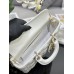 Dior Lady D-Joy 26*13.5*5cm lambskin white