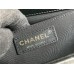 Chanel Leboy V NCAS calf leather 25*14.5*8cm black gold