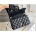 Chanel Classic flap mini 20x13x7cm lambskin goldball black