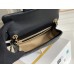 Chanel Classic flap mini 20x13x7cm lambskin goldball black