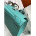 Hermes Kelly 32cm Epsom green silver