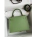 Hermes Kelly 25cm Epsom green