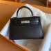 Hermes kelly mini 2 goat leather 19cm