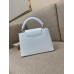 Louis Vuitton Capucines M48865 27x18x9cm white