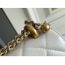 Chanel gold ball 14.5x22x8cm white