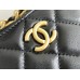 Chanel Hoho lambskin black 15x23.5x2cm